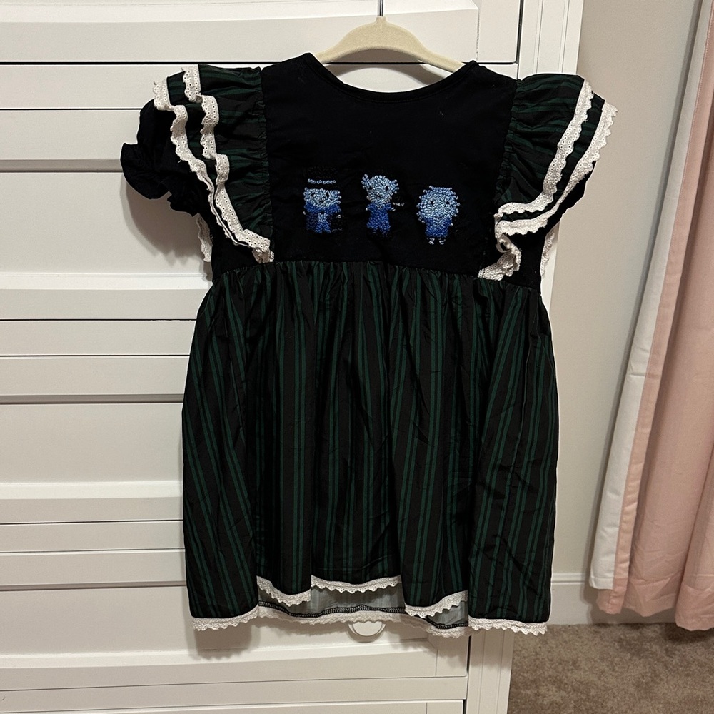 Disney haunted mansion smocked 4t girls dress